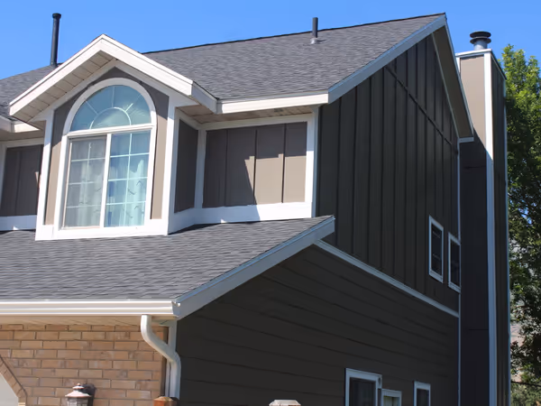 Shingle Roof And New Siding