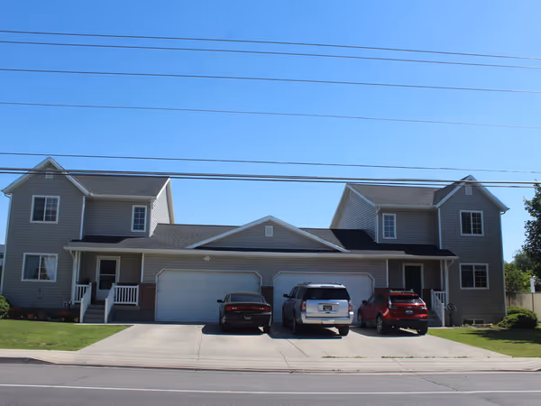 Two Story Duplex Siding